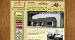 Desktop Screenshot of nichols-lumber.com